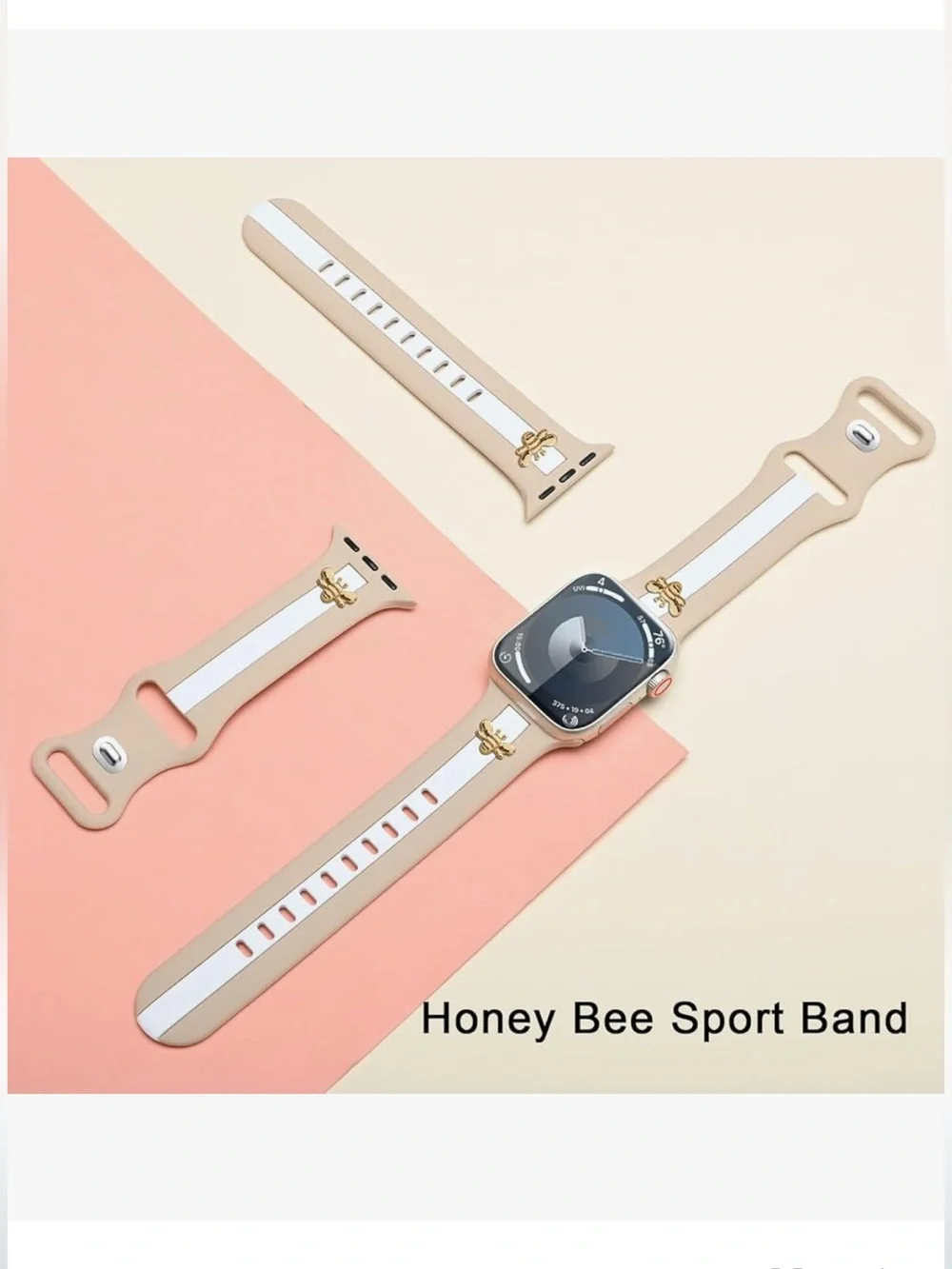 Smartwatch Band HONEYBEE Silicone Sports Band SWEAT-PROOF/WATERPROOF Women’s